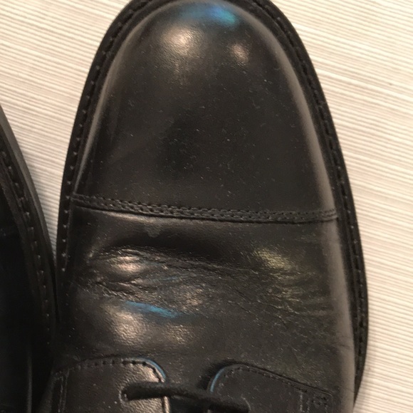 Johnston and Murphy cap toe black shoes - 8M - Picture 5 of 6